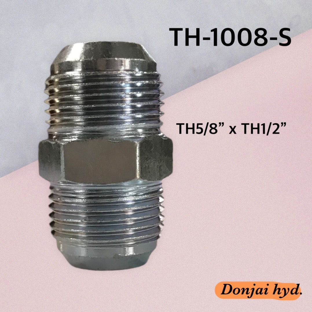 Hydraulic Lic Male Union Spiral JIC37 X JIC37 Straight Joints (250 Bars)