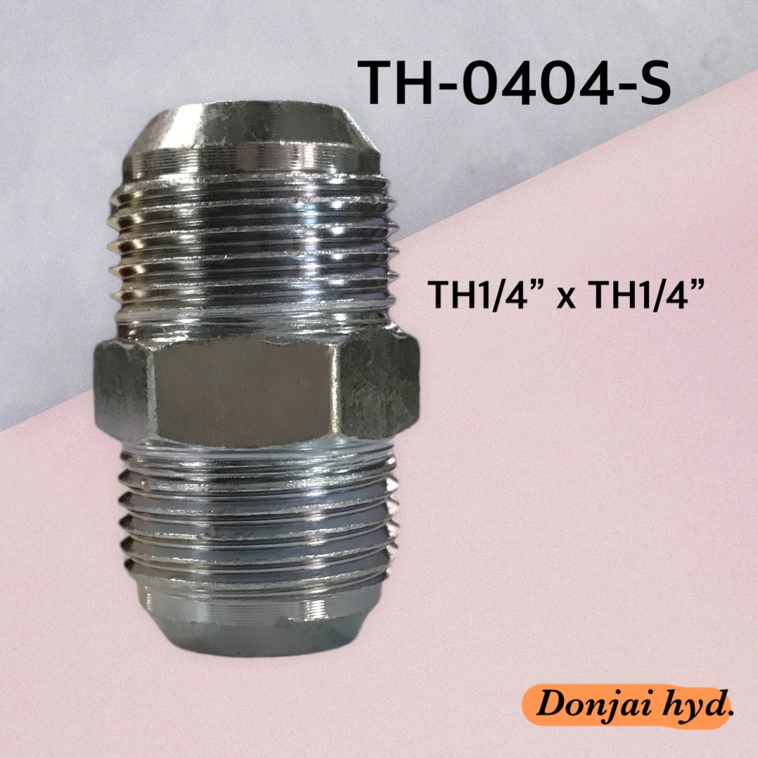 Hydraulic Lic Male Union Spiral JIC37 X JIC37 Straight Joints (250 Bars)