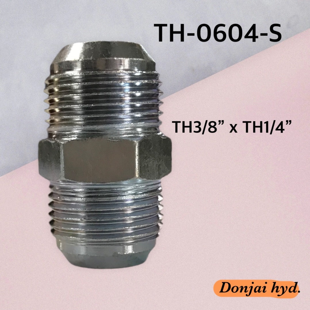 Hydraulic Lic Male Union Spiral JIC37 X JIC37 Straight Joints (250 Bars)